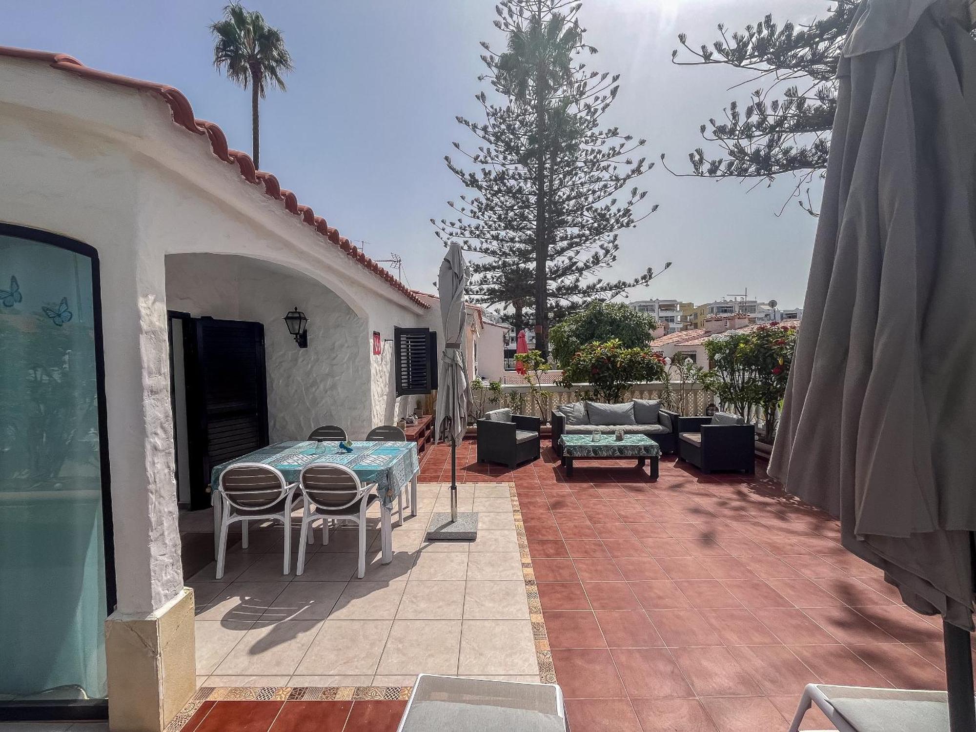 Appartamento Santa Barbara Playa del Inglés terraza privada y piscina Maspalomas  Esterno foto