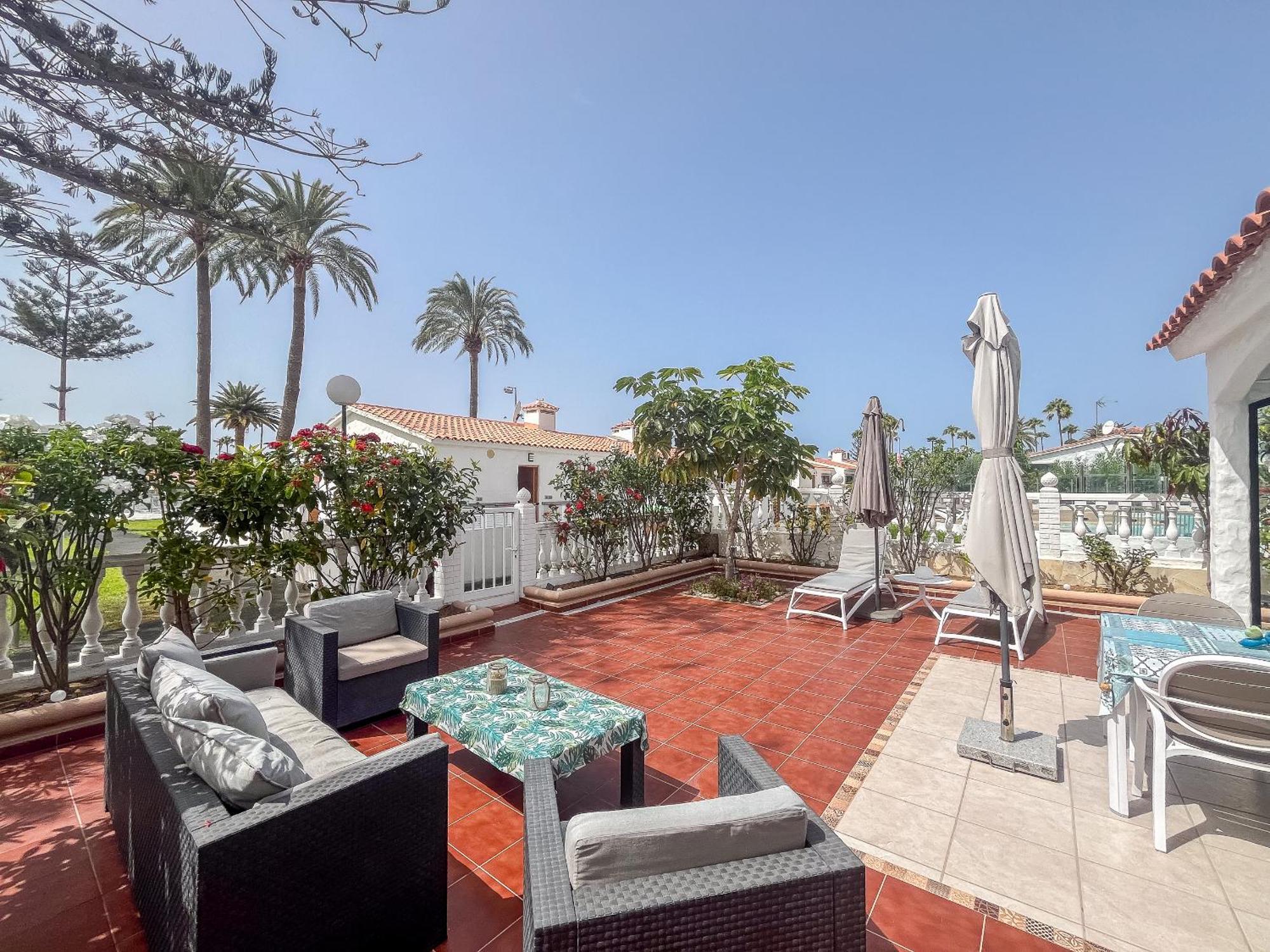 Appartamento Santa Barbara Playa del Inglés terraza privada y piscina Maspalomas  Esterno foto