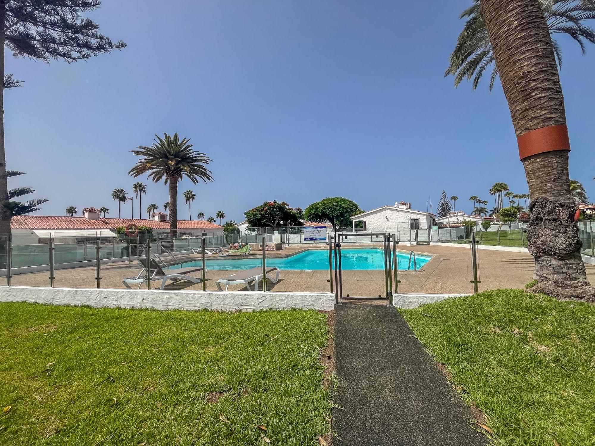 Appartamento Santa Barbara Playa del Inglés terraza privada y piscina Maspalomas  Esterno foto
