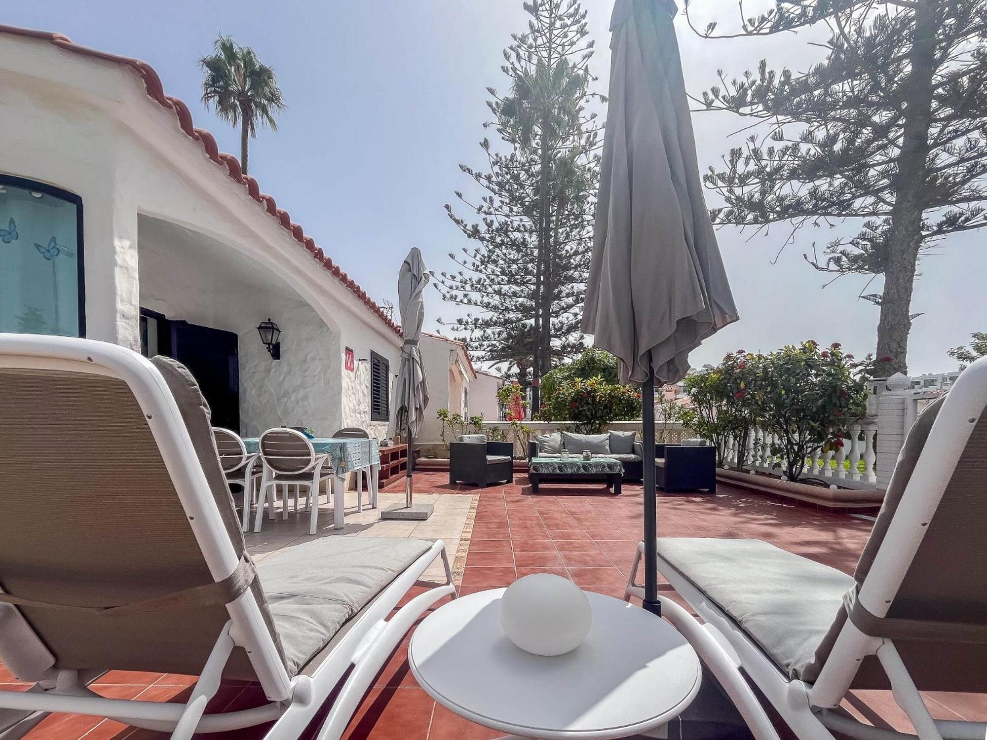 Appartamento Santa Barbara Playa del Inglés terraza privada y piscina Maspalomas  Esterno foto